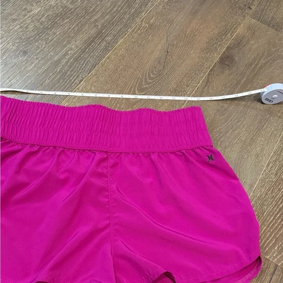 Hurley Women's Fuchsia Athletic Shorts - Picture 4 of 9